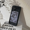 黑玫瑰硅胶手机壳，适用iphone11华为mate40pro荣耀v20opporeno4等