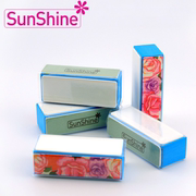 sunshine四面抛光块打磨块美甲，工具套装成品耐磨多功能指甲锉砂条