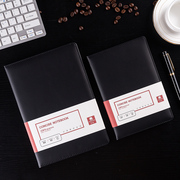 红缘101系列笔记本pu软皮，笔记本缝线装订笔记本软皮笔记本