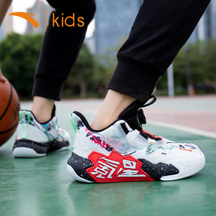 安踏男童篮球鞋2024春季童鞋专业球鞋大童儿童运动鞋
