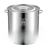 汤桶316不锈钢桶商用带盖家用加厚圆桶卤锅油桶大容量不锈钢汤锅