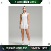 香港直邮潮奢 Lululemon 女士  褶裥洞洞针织网球连衣裙 LW1EQ5S