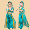 儿童六一花儿花儿印度舞蹈茉莉，公主裙西域肚皮舞新疆民族舞演出服