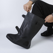 防雨鞋套男女防水雨天，加厚防滑耐磨底成人雨鞋套黑色高筒防雪鞋套