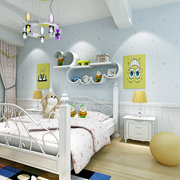 2023环保3D儿童房壁纸男女孩卧室客厅2022背景墙纸无纺布