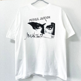 致敬迈克尔杰克逊周边经典潮牌印花短袖美式街头oversize古着t恤