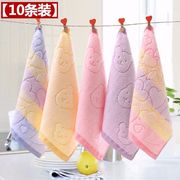 3-10条装小毛巾纯棉儿童，洗脸家用成人婴儿方巾，柔软吸水口水巾
