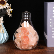 喜马拉雅玫瑰水晶盐灯欧式夜灯时尚创意装饰小台灯卧室床头小
