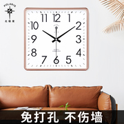 北极星挂钟客厅家用时尚，万年历(万年历)电子时钟表，现代简约大气创意石英钟