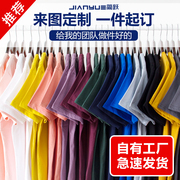 定制t恤印logo工作服广告衫，文化衫短袖班服体恤diy衣服印字