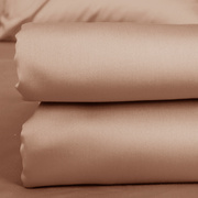 高档120支纯棉贡缎床单单件，埃及棉简约全棉纯色，双人被单1.5m1.8米