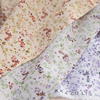 日本进口KOKKA60支薄软有机棉纯棉高档服装连衣裙布料碎花枫叶花