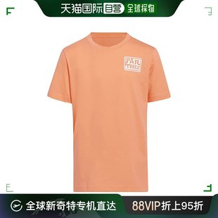 香港直邮潮奢 adidas 女童Parley 短袖T恤(儿童/青年)童装