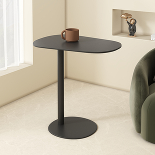 极简茶几侘寂风沙发，边几小户型边桌咖啡桌移动现代简约铁艺小桌子