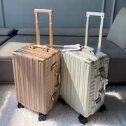 出口日本铝框行李箱结实耐用加厚旅行箱20寸登机箱子拉杆箱26男女