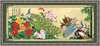 客厅大幅3d十字绣牡丹，花开富贵孔雀，d1219精准印花风景系列