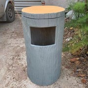 品好货户外防腐木创意，景区树桩分类垃圾桶，大号园林公园垃圾筒仿促