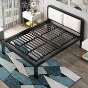 北欧铁架床铁床双人床1.8米现代简约欧式铁艺床，1.5米单人床架铁架