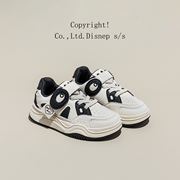 Disney迪士尼儿童板鞋秋季女童休闲鞋男童鞋运动鞋儿童熊猫鞋