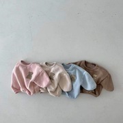 儿童春秋季卫衣男女宝宝，韩版上衣婴儿套头，卫衣男女婴童保暖衣