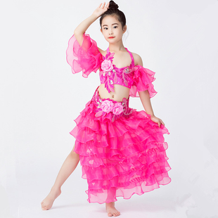 舞姿翼儿童肚皮舞服装2023鼓舞演出服套装印度舞东方舞表演服