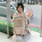 书包女大学生韩版超大容量高中生初中学生双肩包短途旅行女生背包