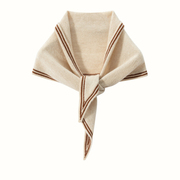 秋冬高端100%山羊绒披肩围巾，两用小三角巾气质，女时尚护颈外搭领巾