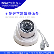 H.265 ONVIF 室内全景广角网络高清监控摄像头CCTV IP CAMERA POE