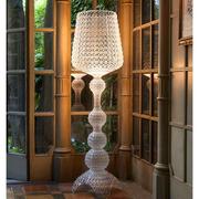 kartell客厅落地灯沙发旁装饰氛围，酒杯灯北欧现代创意，简约艺术灯