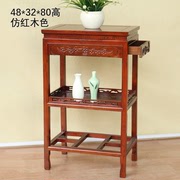 中式实木花架电话桌花盆景，架客厅置物架多层角几花几床头柜桌抽屉