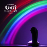 海豚彩虹投影灯七彩，投影仪led氛围小夜灯，创意电子节日