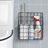 马桶刷置物架洁厕灵放置盒壁挂式放清洁剂刷子收纳卫生间厕所架子
