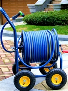 大型轮式手推金属水管收纳车架 水管车100米洗车浇花园林园艺浇水