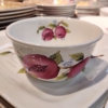 红石榴家用饭碗单个高档骨瓷碗厨房餐具韩国花457寸饭汤面碗