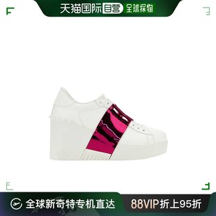 99新未使用香港直邮Valentino 华伦天奴 女士 圆头坡跟鞋 3W2