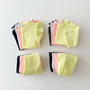 韩版夏季婴幼童装简约舒服休闲短袖套装宝宝，清凉半袖家居服两件套
