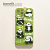 benefit卡通可爱网红熊猫适用于15苹果13手机壳iphone14promax12套11潮流xsmax硅胶xr全包8plus防摔7mini