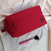 品牌大红色收纳包大容量手拎化妆包，家用旅行洗漱包大号化妆品包