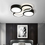 圆形主卧客厅灯led吸顶灯卧室，灯2023年餐厅时尚现代简约灯具