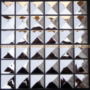 金属不锈钢金字塔镜面马赛克电视拼图背景墙欧式客厅瓷砖建材