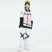 滑雪服套装男女情侣款，加厚韩版滑雪衣裤套装单板双板滑雪服保暖