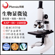 江西凤凰专业光学显微镜XSP-06-1600X倍实验生物显微镜单目自然光