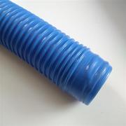 50 75 110 160 200 250pvc蓝色塑料通风透气伸缩波纹软管吸尘风管