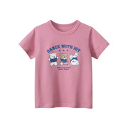 女童短袖夏装T恤韩版洋气丅血儿童汗衫小女孩体恤上衣夏季打底衫