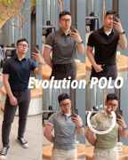 国现 Lululemon男士Evolution Polo瑜伽运动商务Polo衫 短袖/长袖