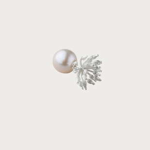 L.Bardeen烟花天然珍珠925纯银耳钉耳环女小众设计感高级轻奢耳饰