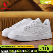 中国乔丹小白鞋板鞋女2024夏季鞋子，百搭白色休闲鞋运动鞋女鞋