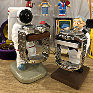 宇航员手表架老管家表架手表，台支架收纳托盘，展示架表托架家用礼物