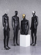 服装店男模特展示架全身西服，半身人体模型，假人偶橱窗人台模特道具