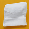 埃及进口绒棉日单纯棉白色字母浮雕毛巾被柔软舒适单人办公午休毯